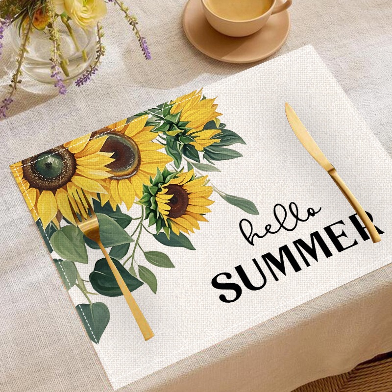 Linen Table Runner - Набор из 5 термостойких салфеток-дорожек с