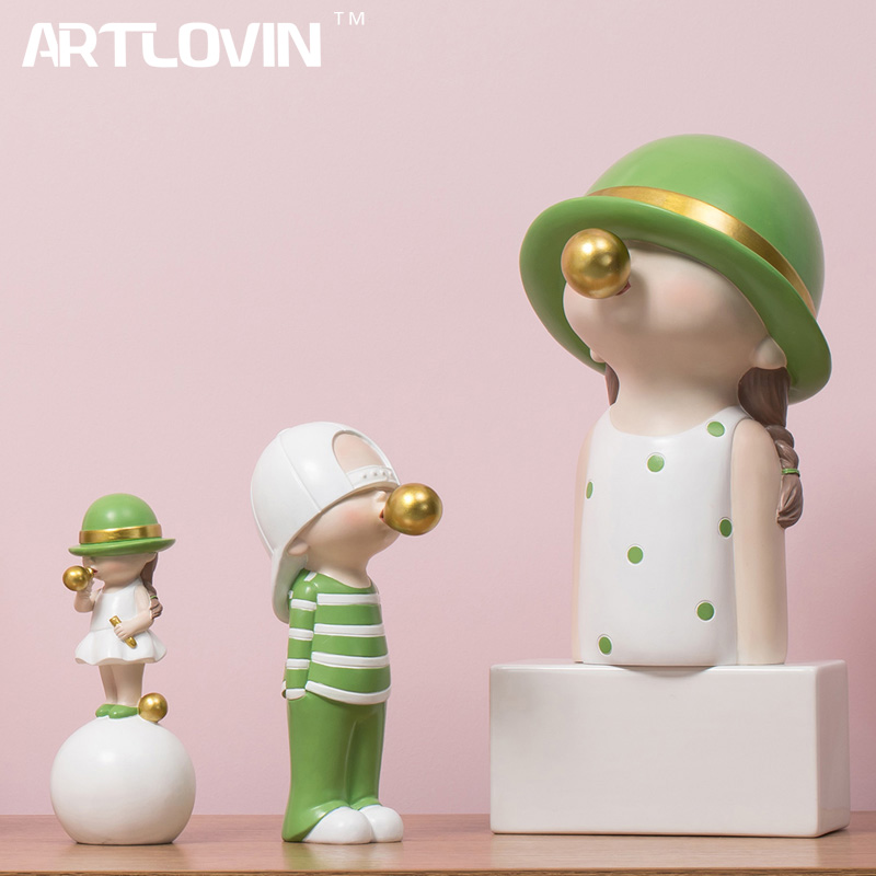 Home Decor Y2K - ARTLOVIN фигурки персонажей в скандинавском стиле,