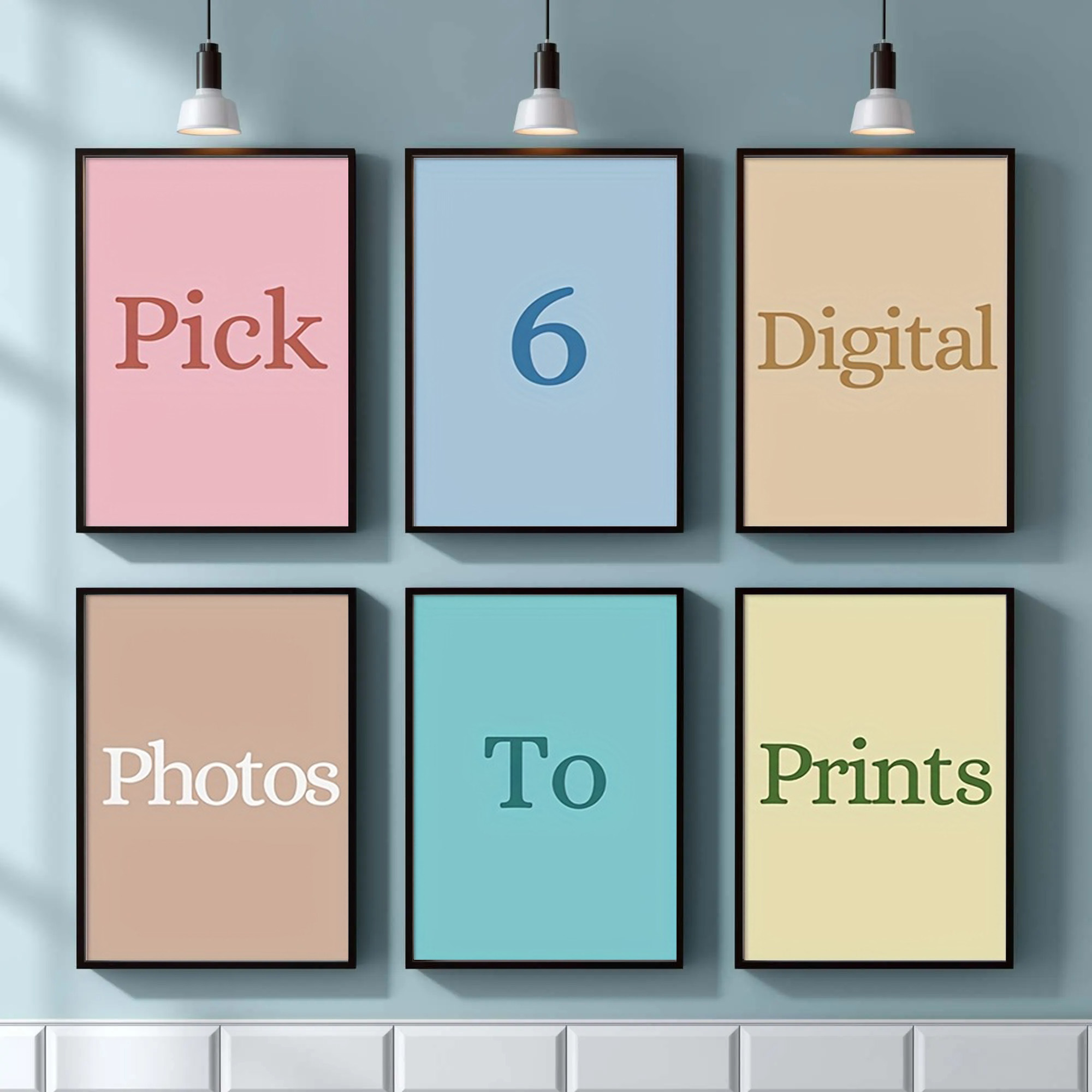 Home Decor Theme - 4/5/6 шт. индивидуальная печать на холсте