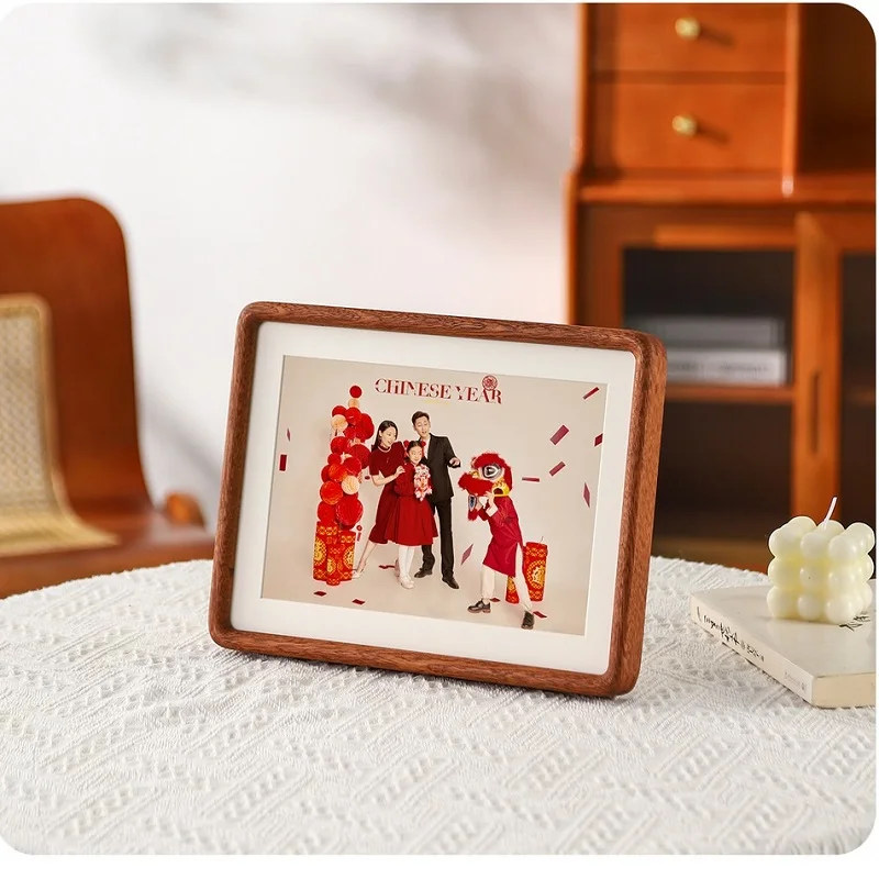 Bamboo Photo Frame - Изящная угловая фоторамка из массива черного