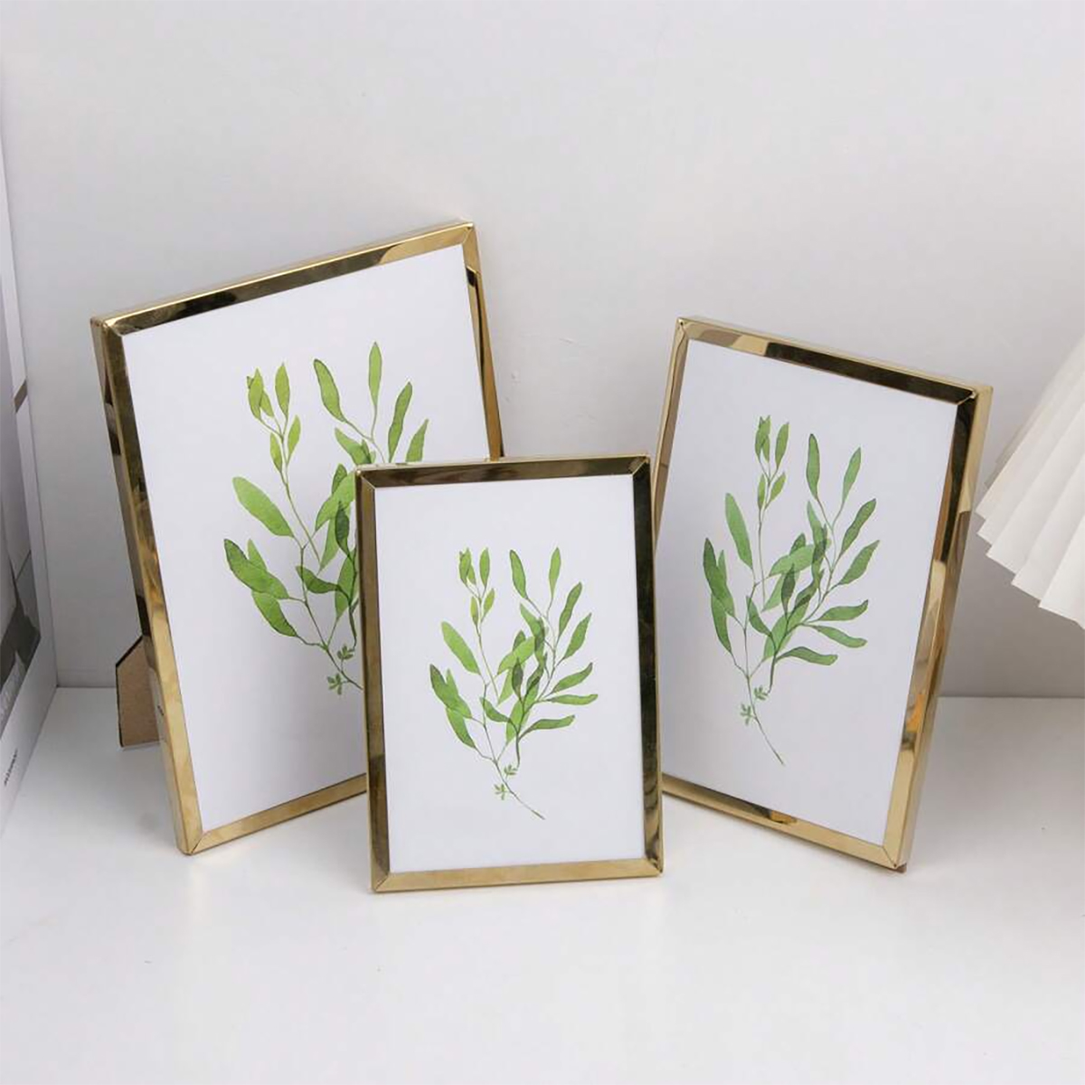 Bamboo Photo Frame - Фоторамка из нержавеющей стали, вертикальная прямоугольная