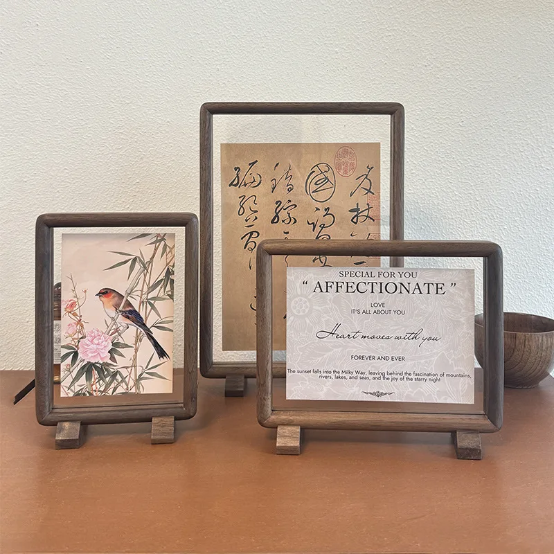 Bamboo Photo Frame - Премиальная двусторонняя магнитная фоторамка из массива