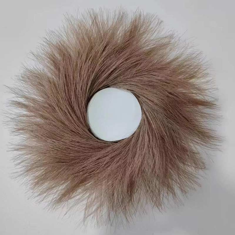 Pampas Grass Decor - Искусственный тростниковый венок, подвесная дверь, искусственная