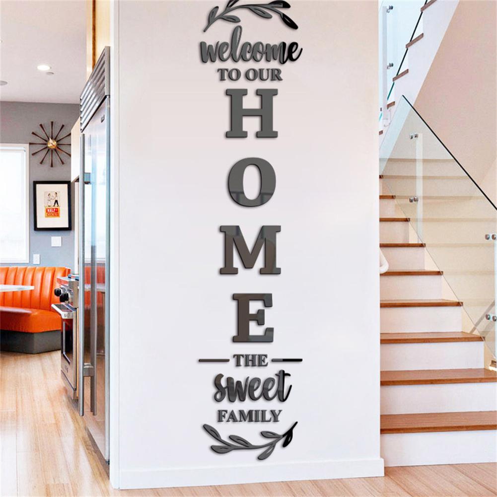 3D зеркальная наклейка на стен – обзор и цена Home Decor Y2K