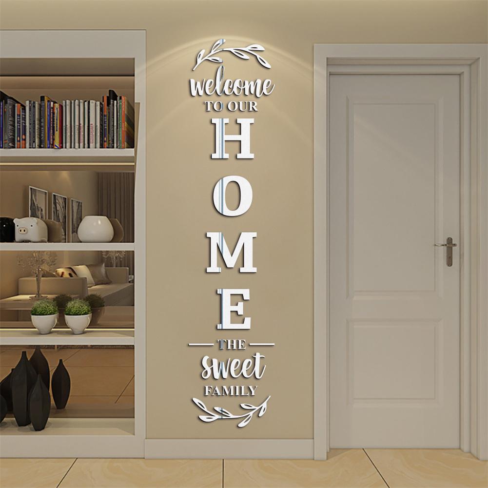 3D зеркальная наклейка на стен – обзор и цена Home Decor Y2K