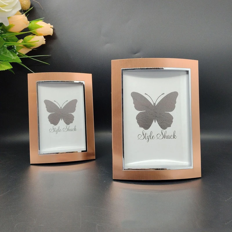 Коричневая минималистичная мет – обзор и цена Bamboo Photo Frame