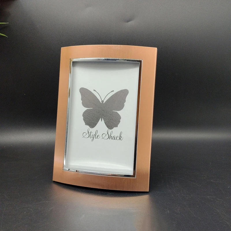Коричневая минималистичная мет – обзор и цена Bamboo Photo Frame