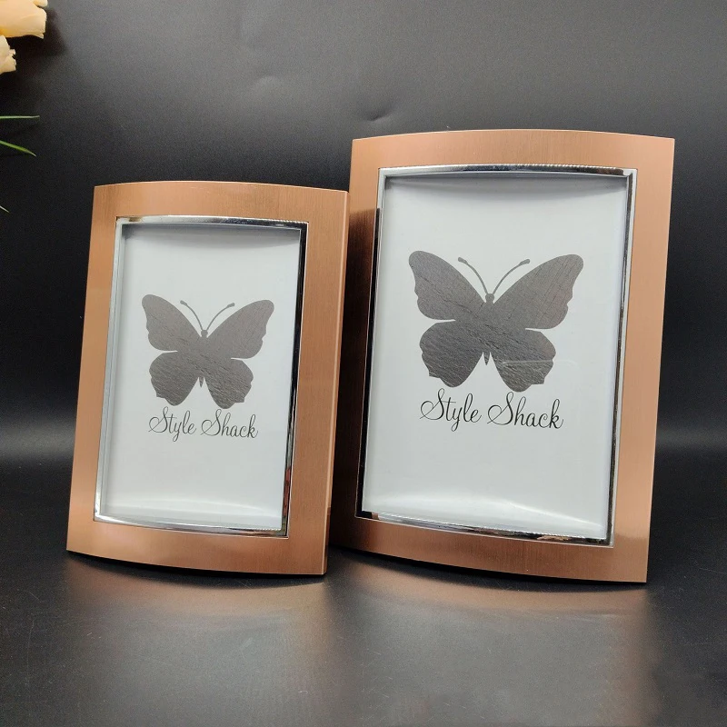 Коричневая минималистичная мет – обзор и цена Bamboo Photo Frame