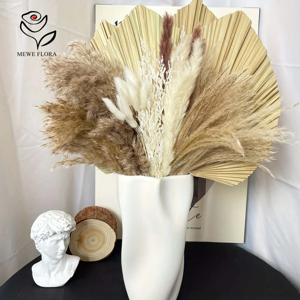 35 шт., натуральная пампасная  – обзор и цена Pampas Grass Decor
